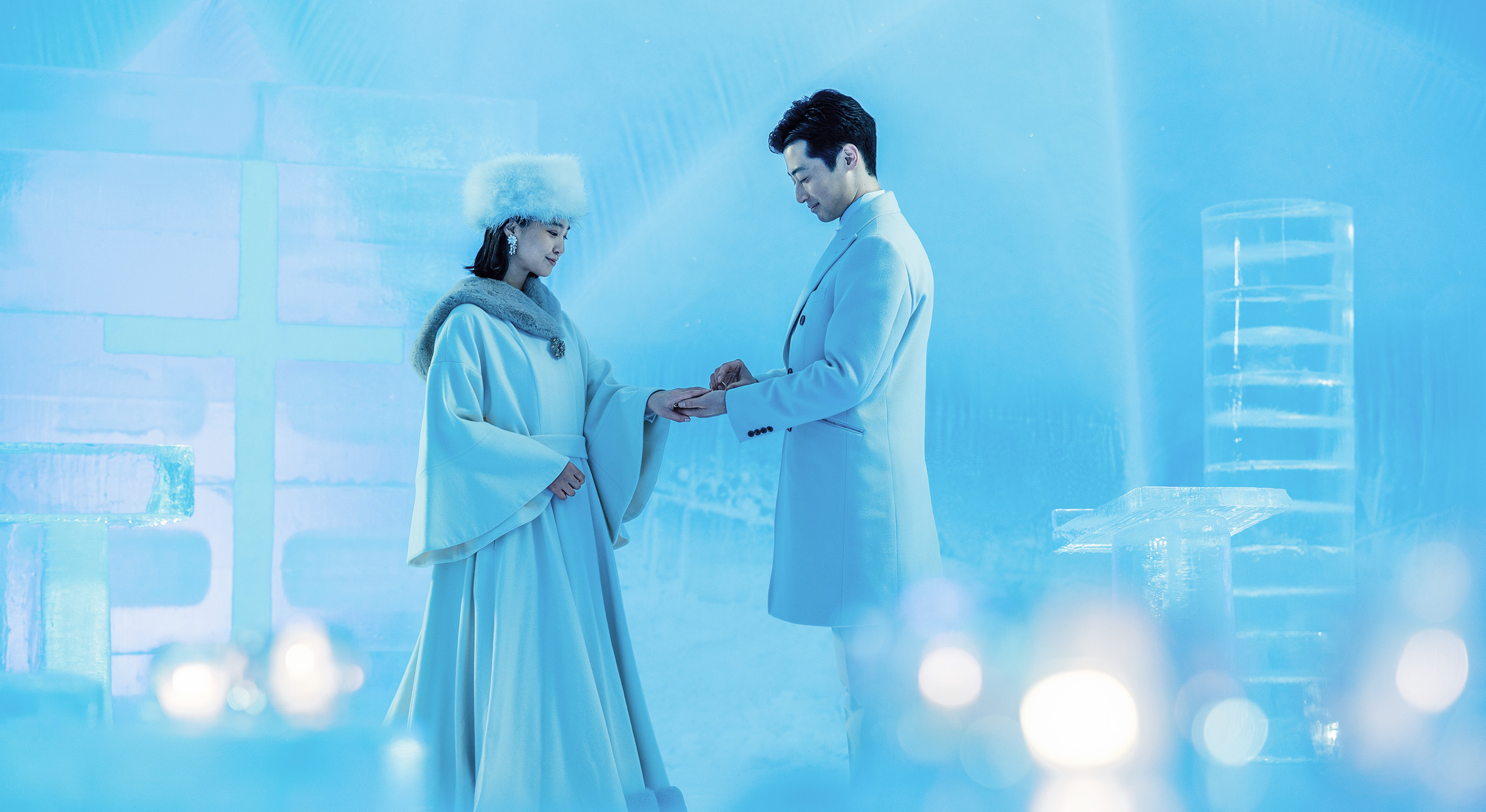 氷の教会 ICE CHAPEL - 北海道で家族旅ウエディング | 星野リゾート トマム